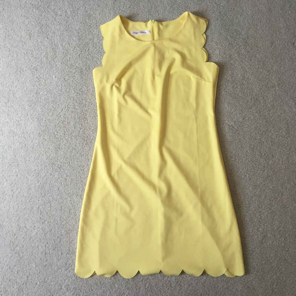 Romwe yellow dress